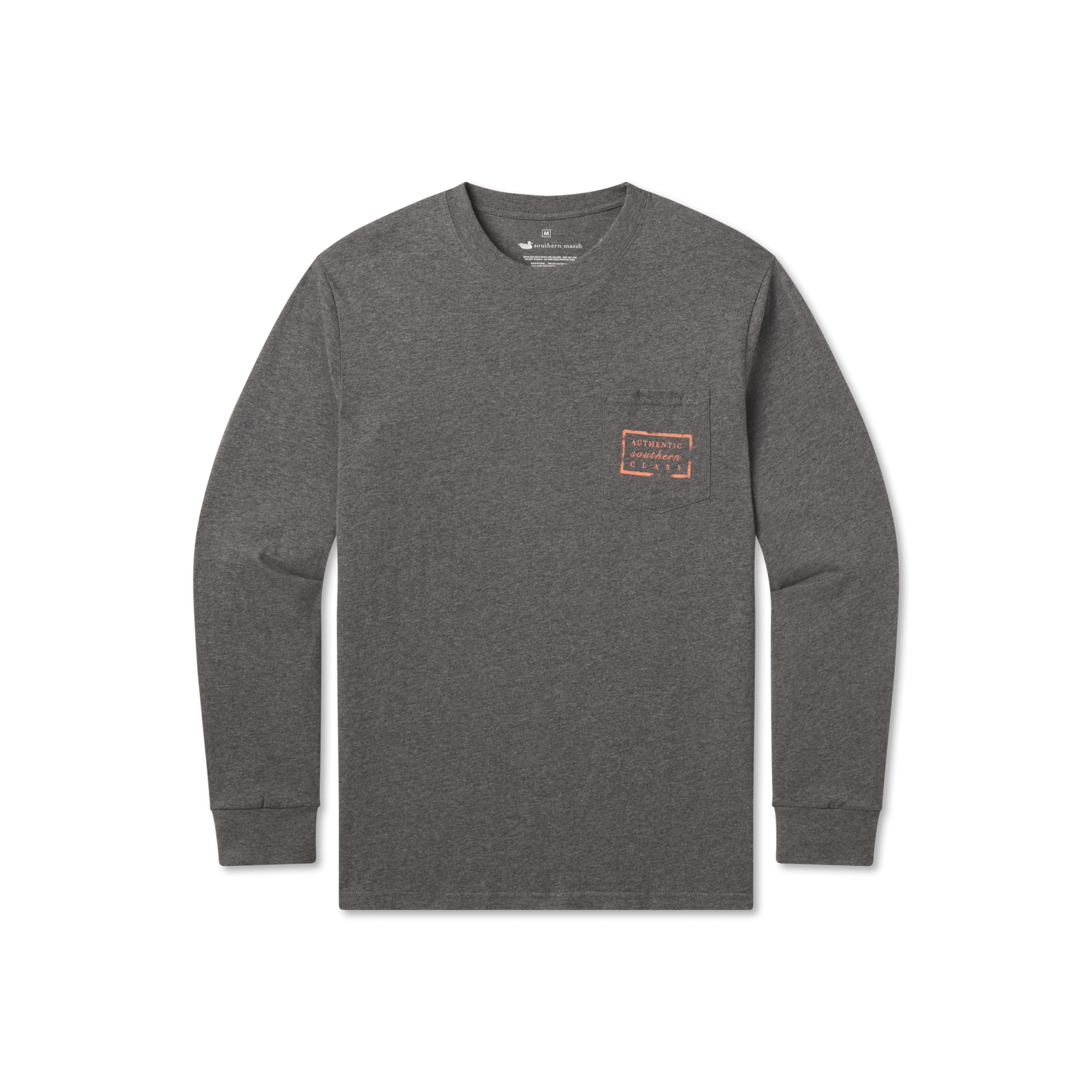 Authentic Heathered Tee - Long Sleeve
