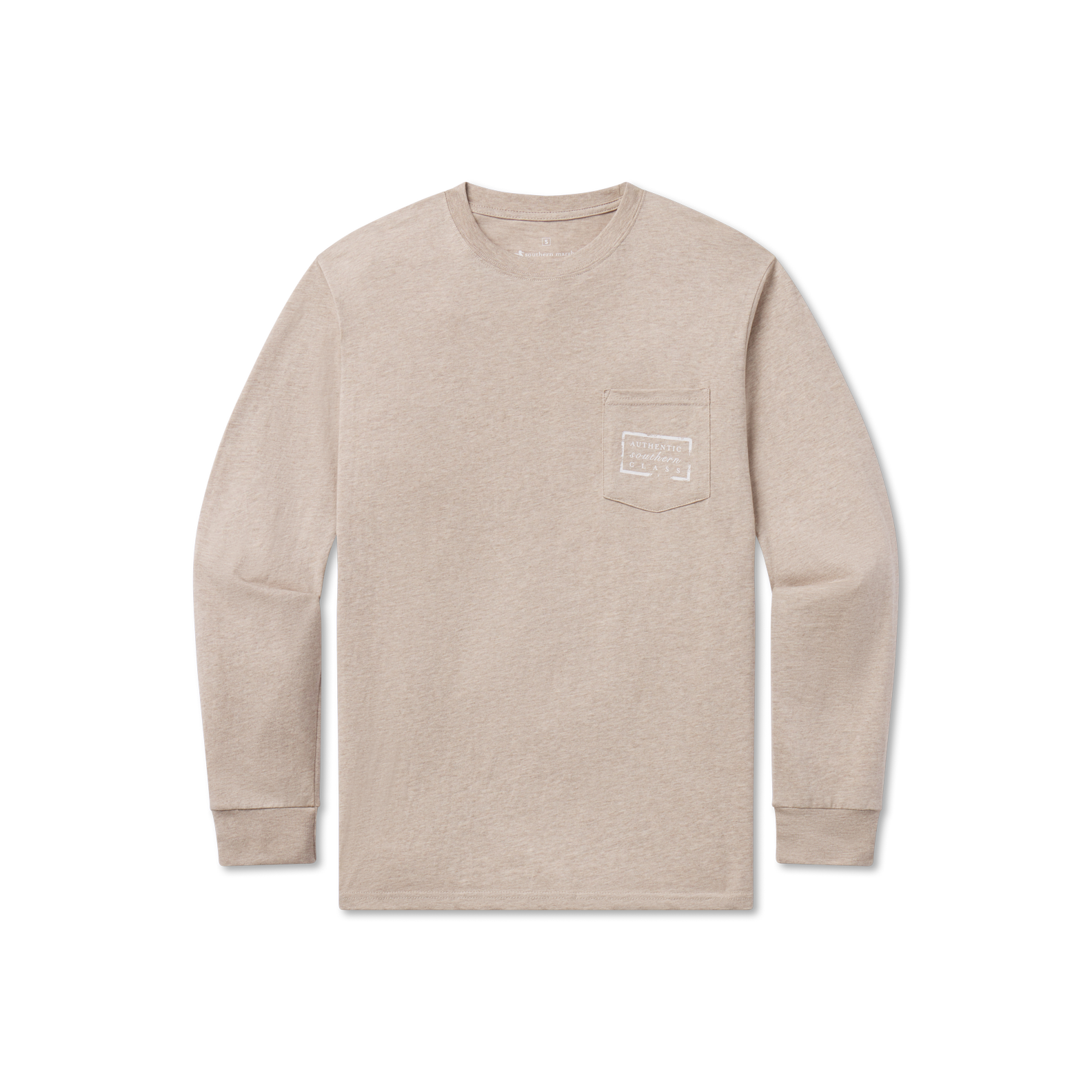 Authentic Heathered Tee - Long Sleeve