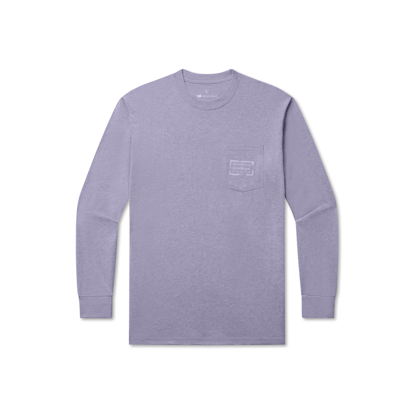 Authentic Heathered Tee - Long Sleeve
