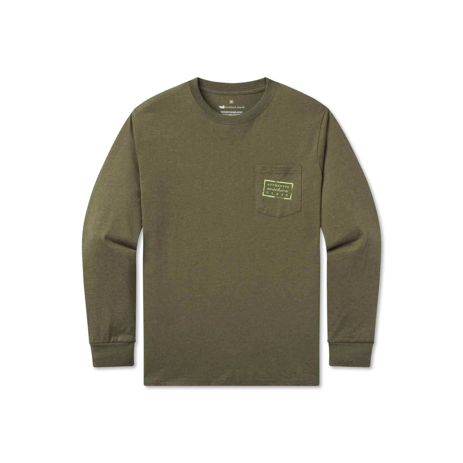 Authentic Heathered Tee - Long Sleeve