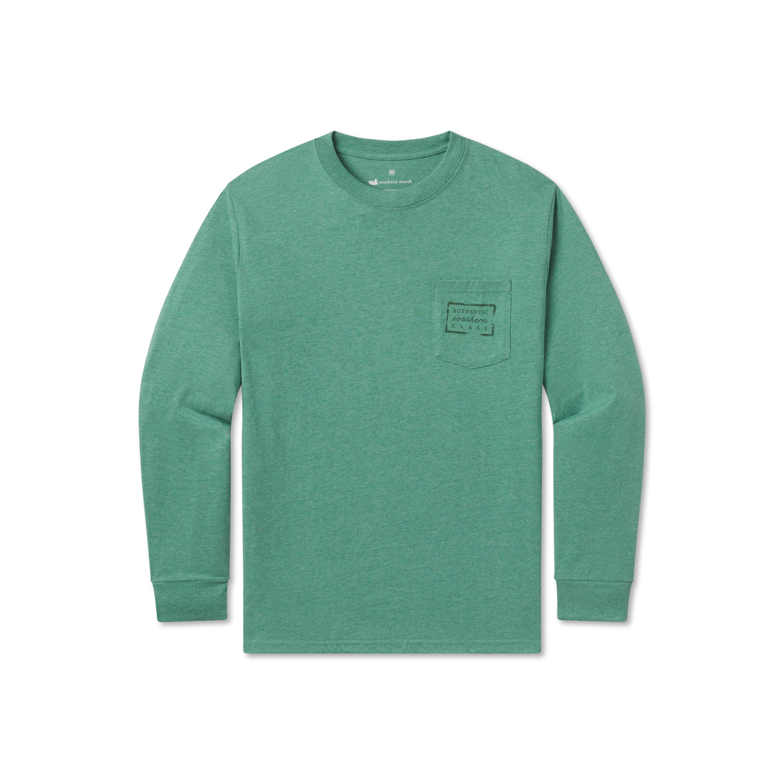 Authentic Heathered Tee - Long Sleeve