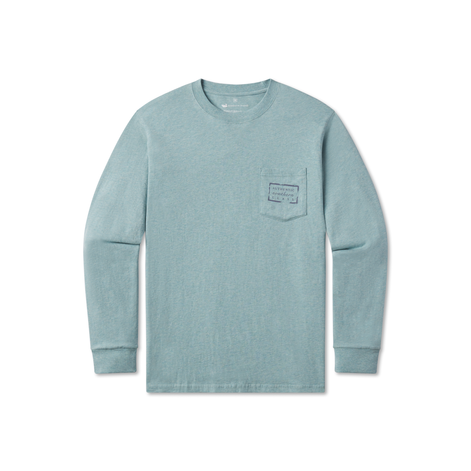 Authentic Heathered Tee - Long Sleeve