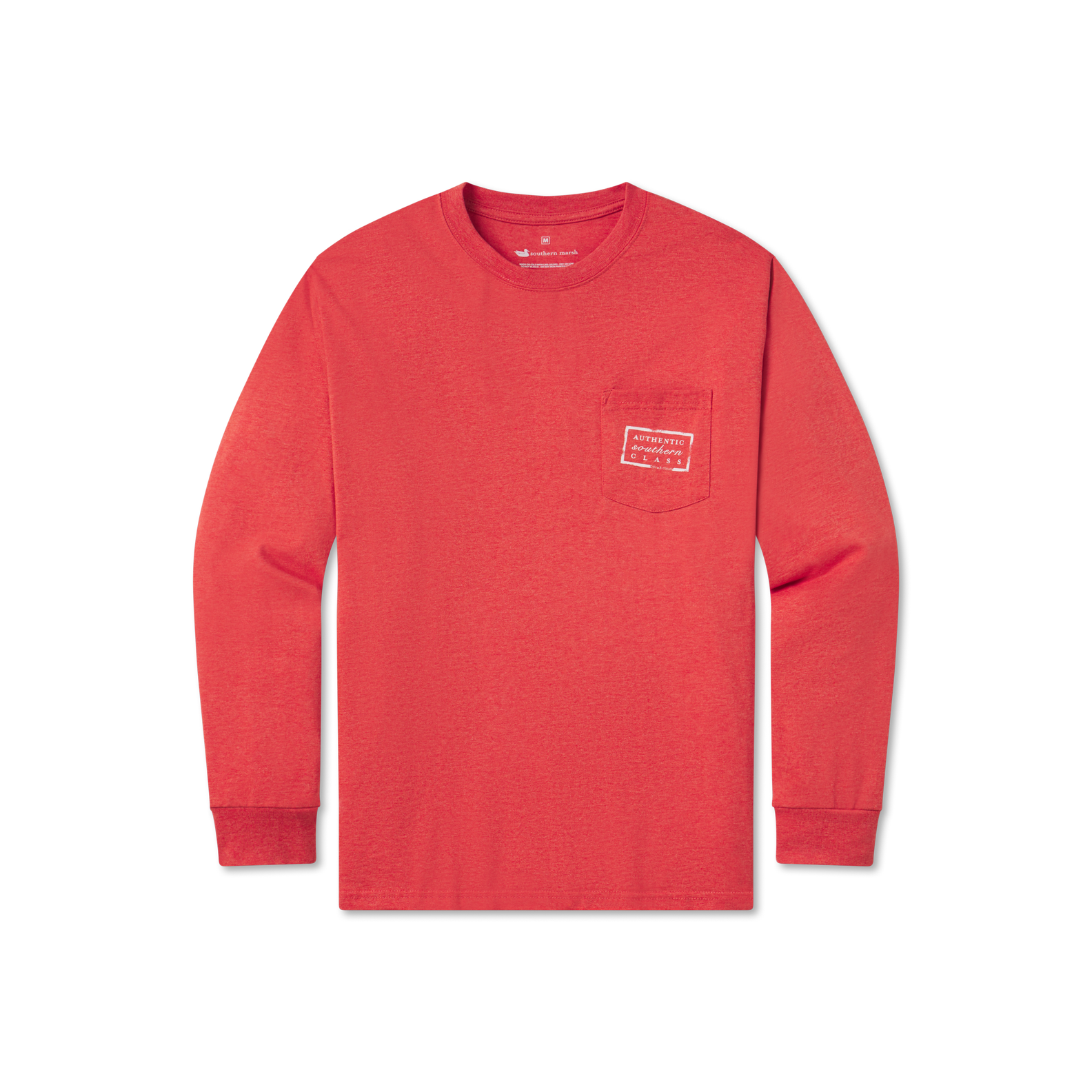 Authentic Heathered Tee - Long Sleeve