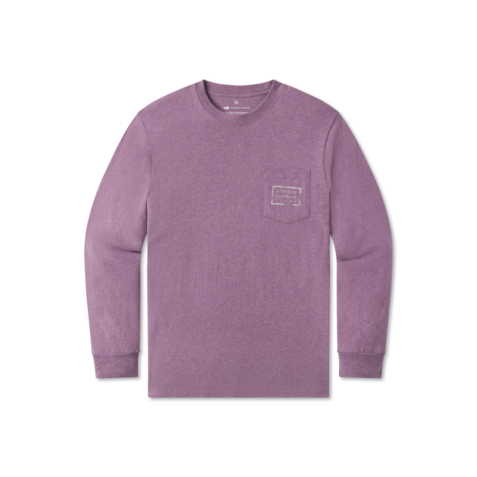 Authentic Heathered Tee - Long Sleeve