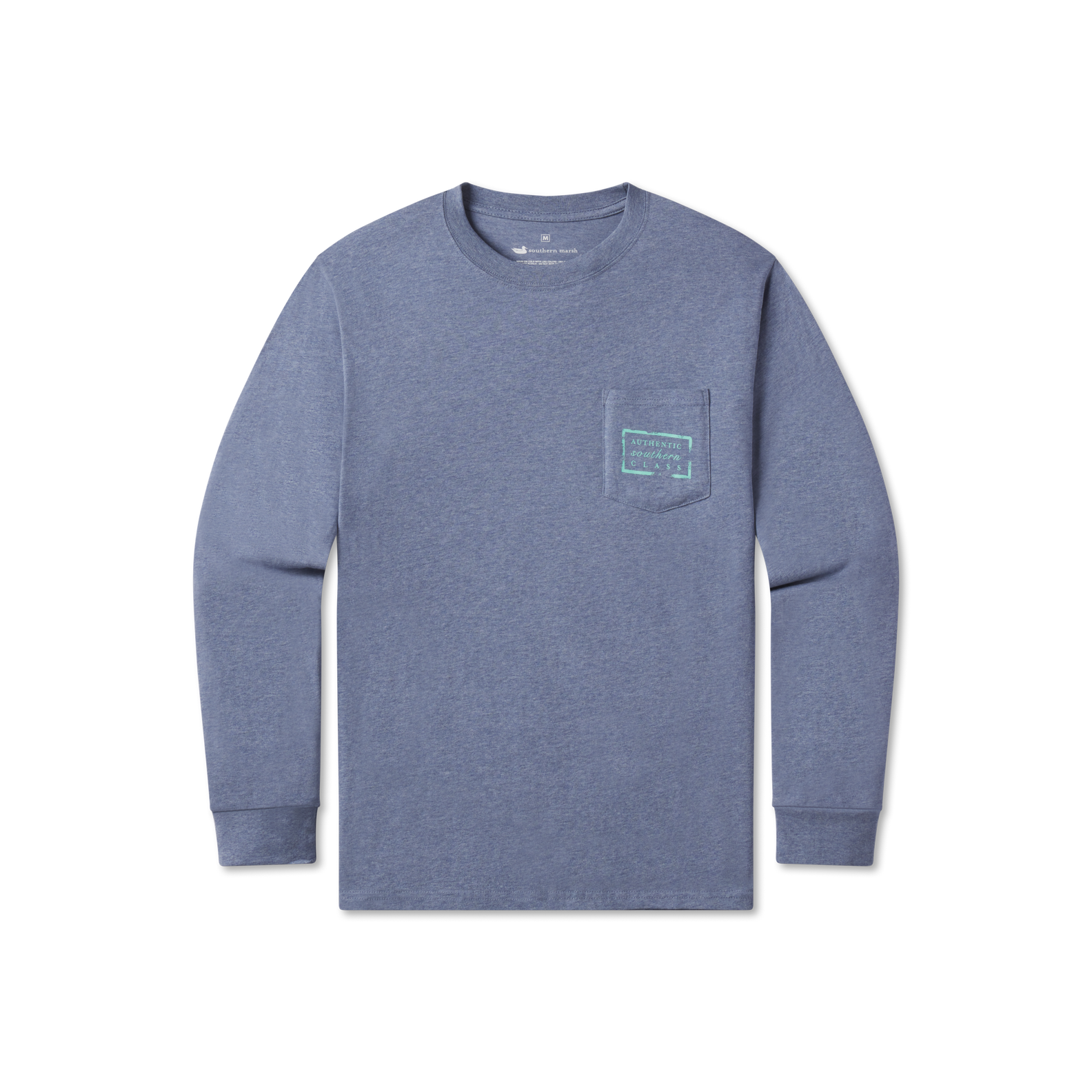 Authentic Heathered Tee - Long Sleeve
