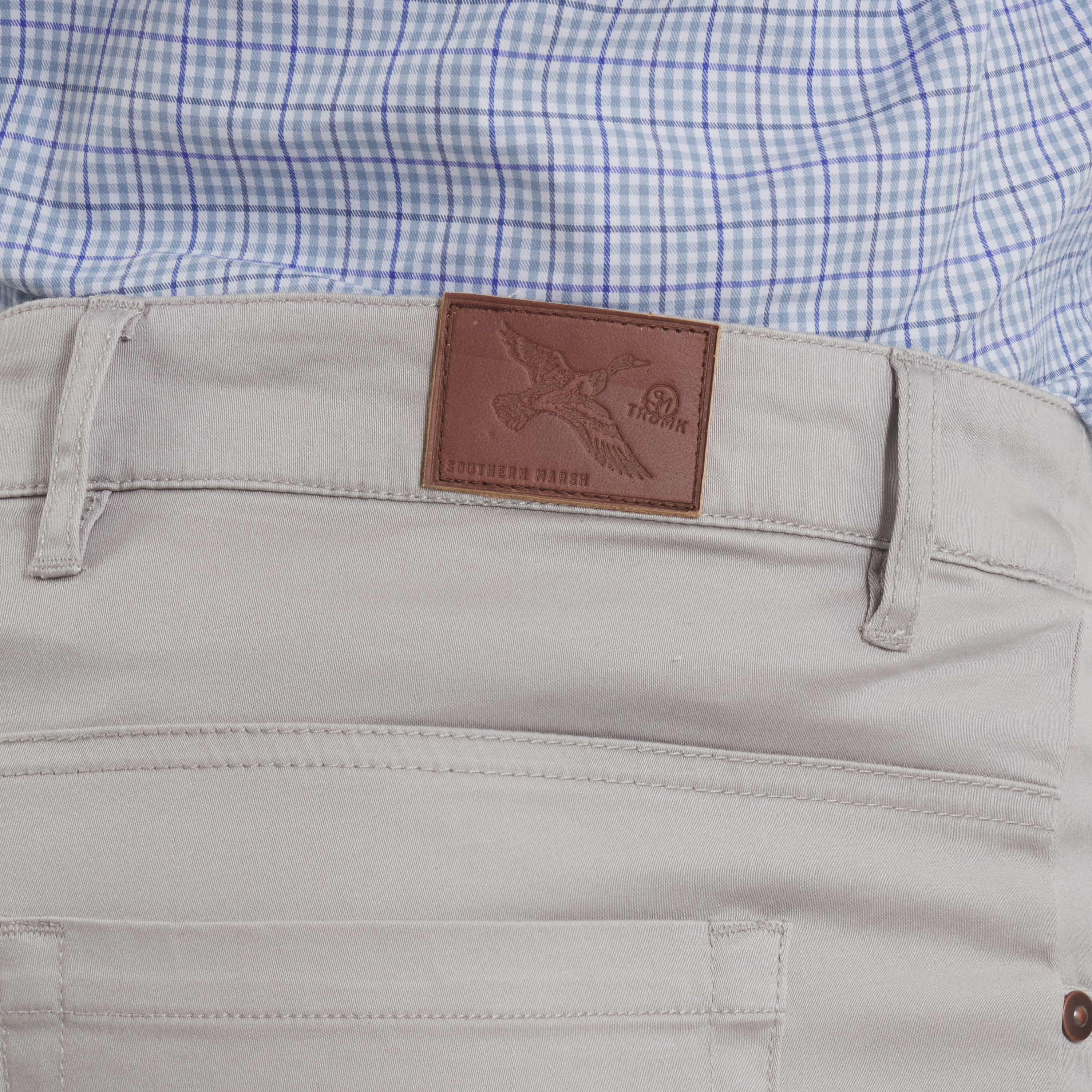 Cahaba Comfort Stretch Twill Pant - Light Gray