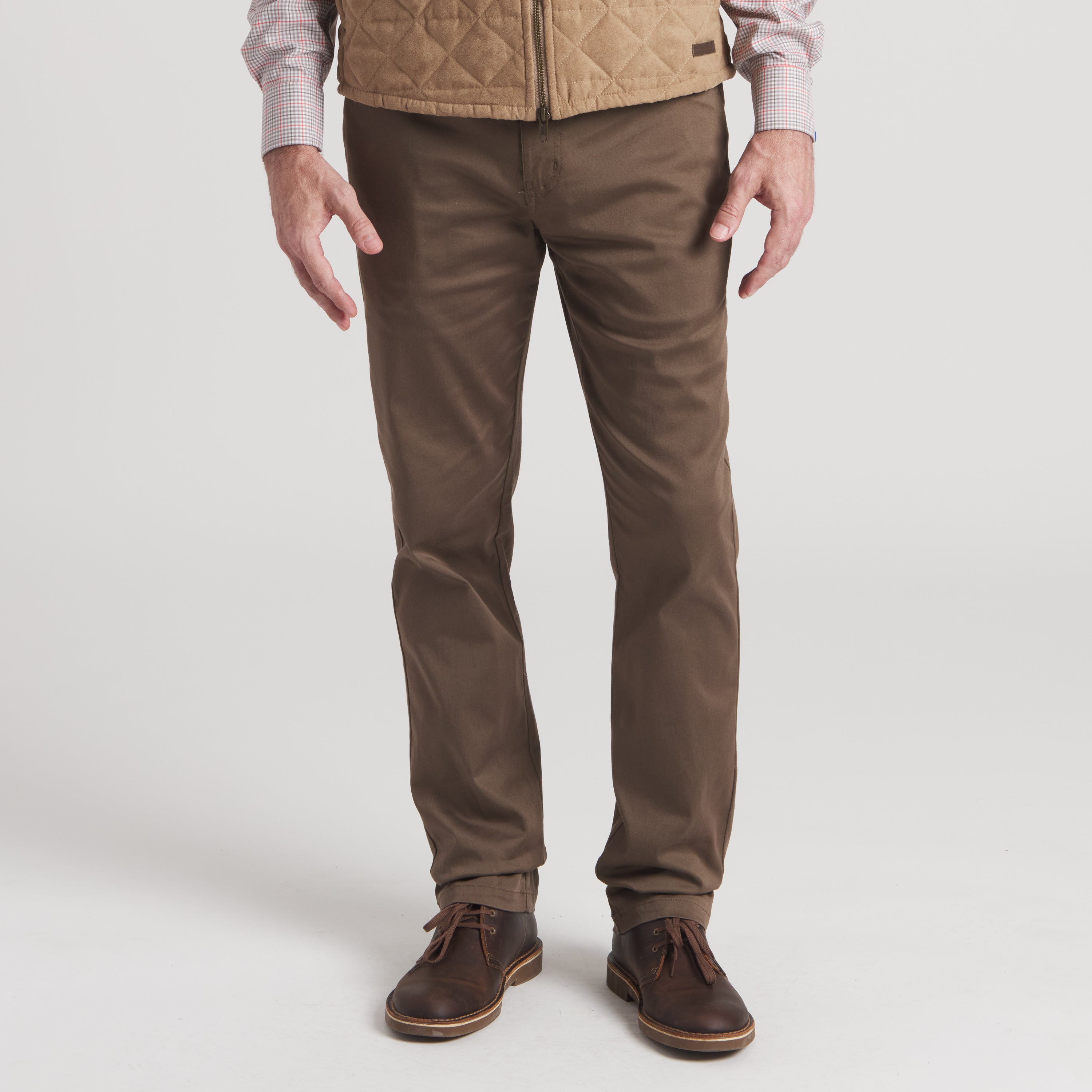 Cahaba Comfort Stretch Twill Pant - Stone Brown