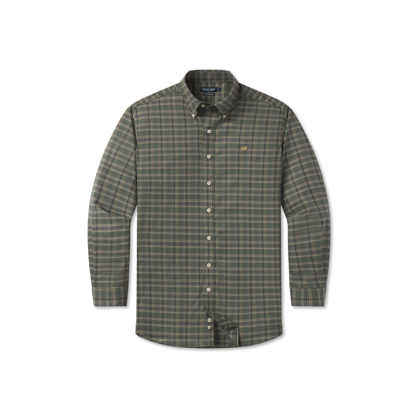 Bristol Performance Plaid Dress Shirt