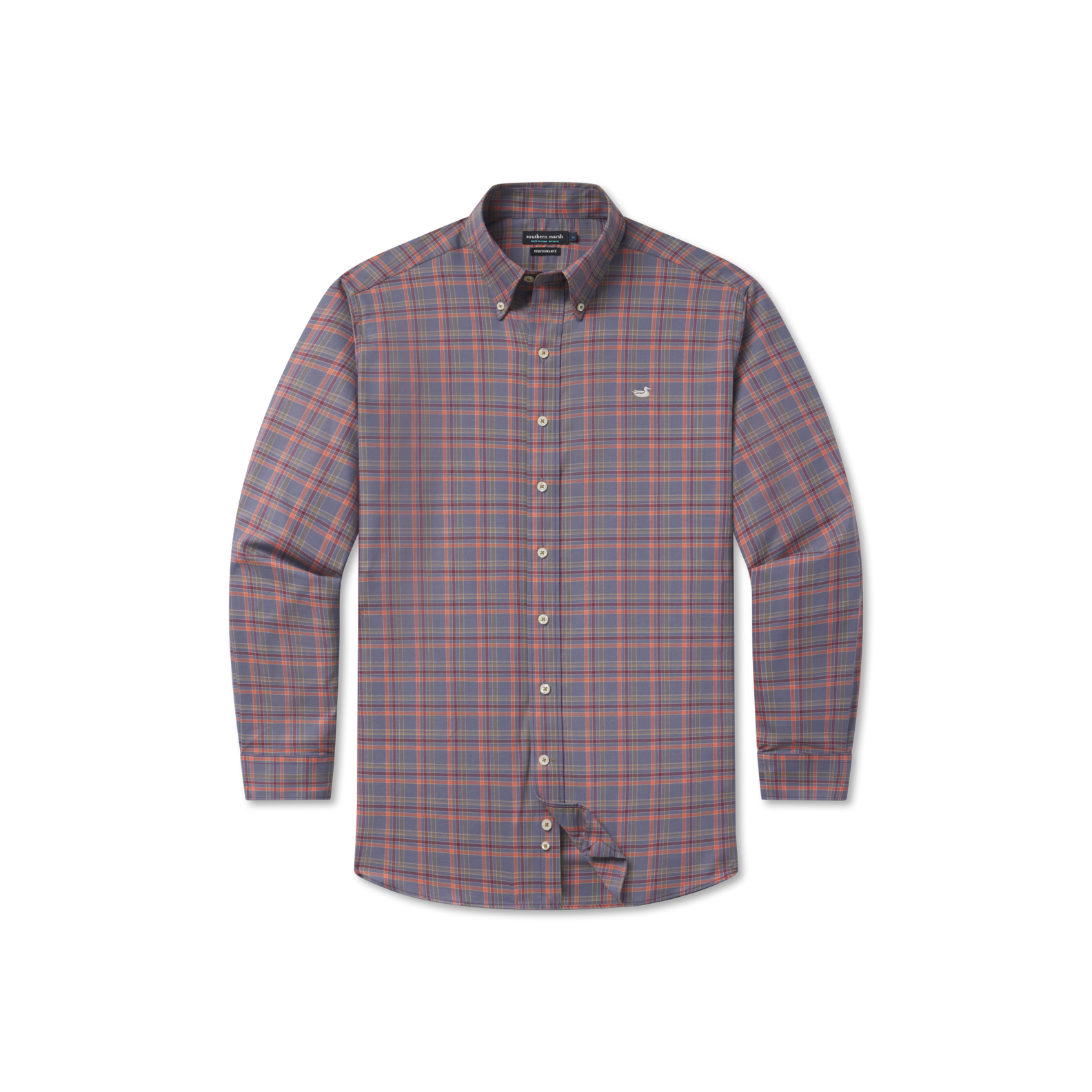 Bristol Performance Plaid Dress Shirt