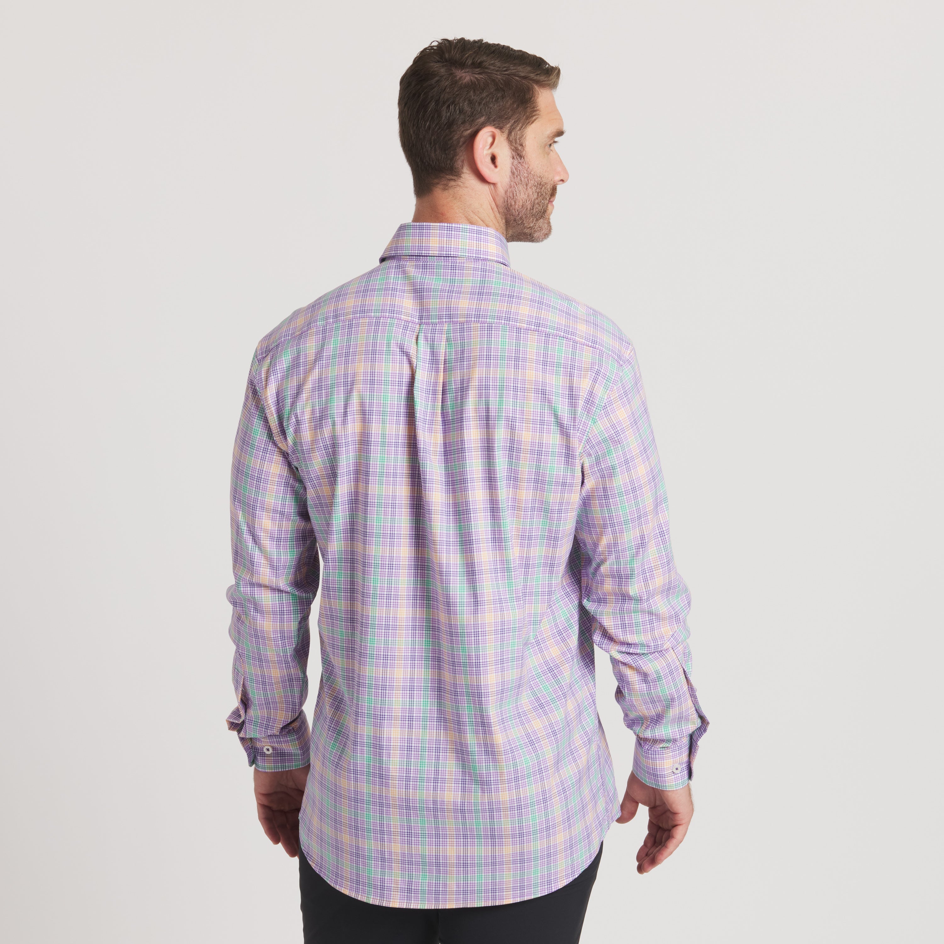 Grainger Performance Dress Shirt - Mardi Gras
