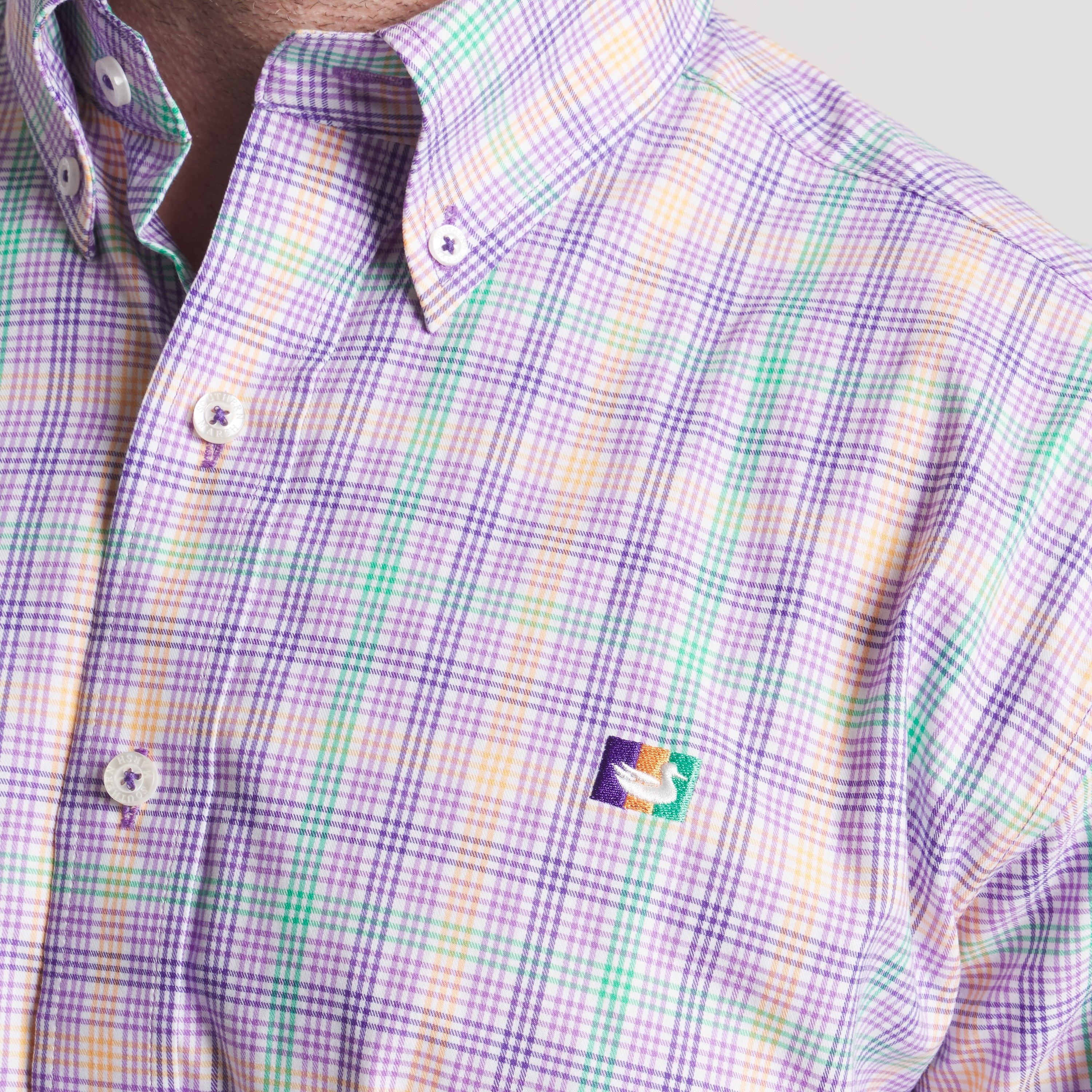 Grainger Performance Dress Shirt - Mardi Gras