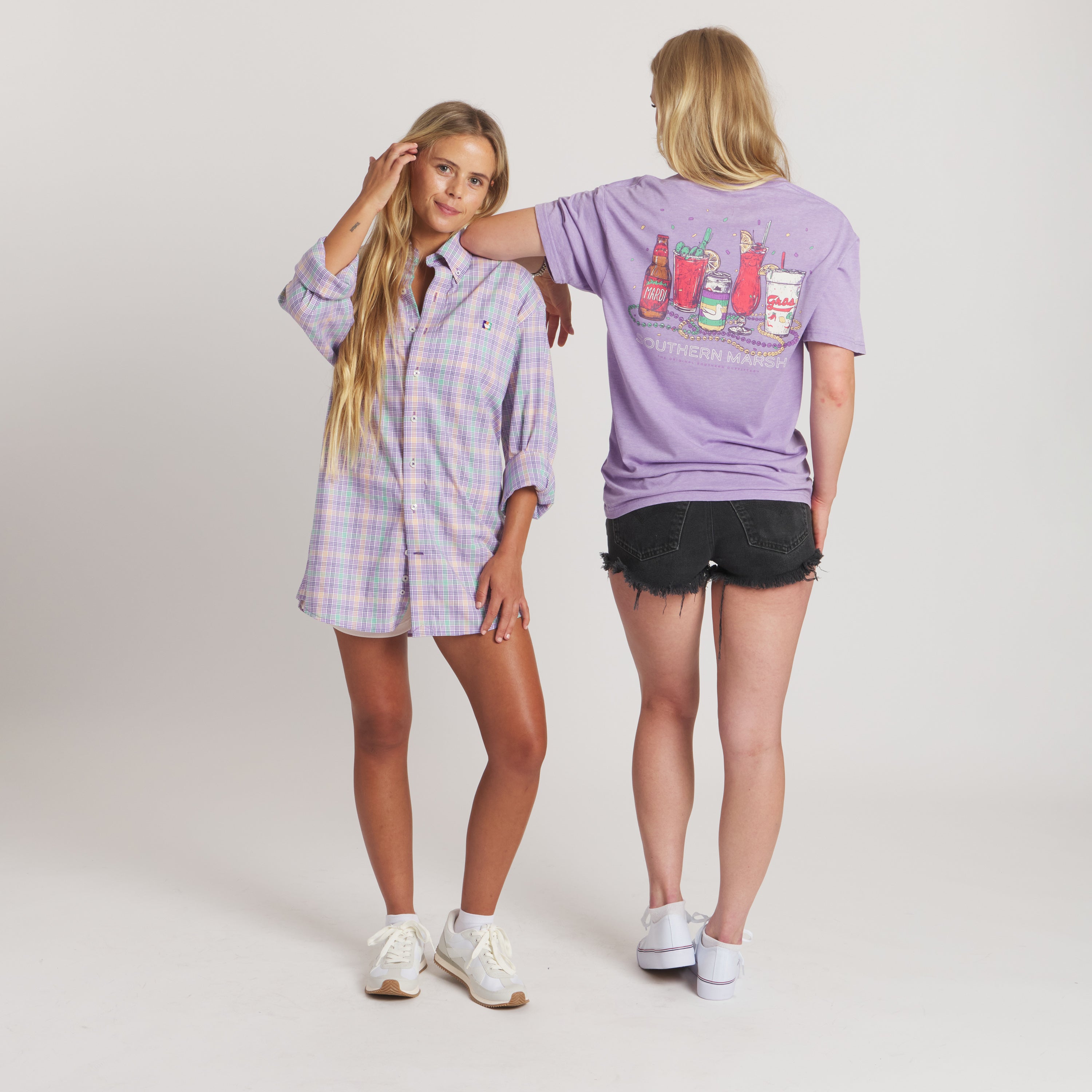 Grainger Performance Dress Shirt - Mardi Gras