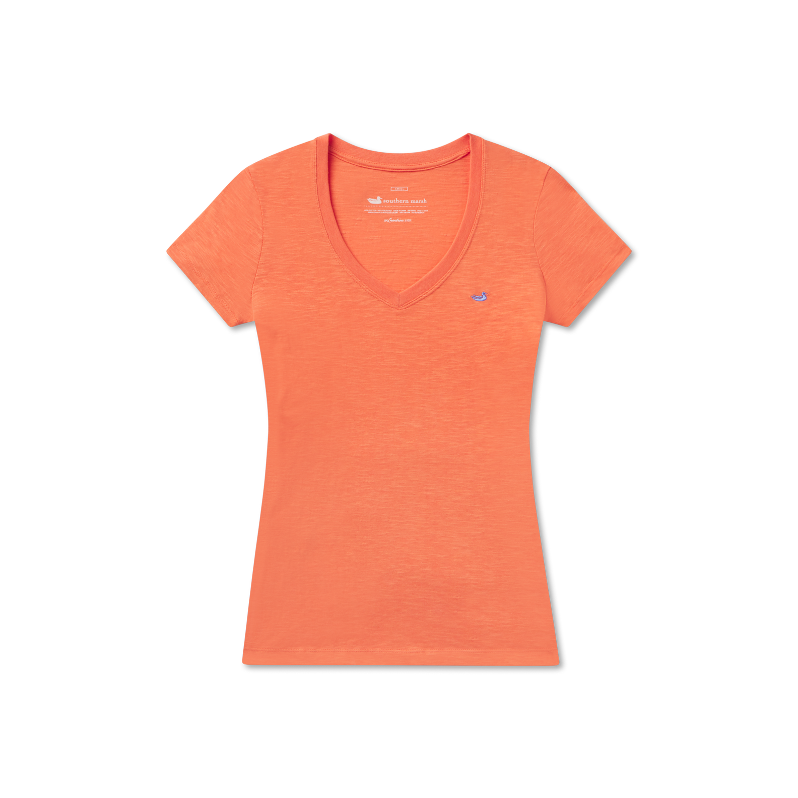 Caroline V-Neck Tee - Slub