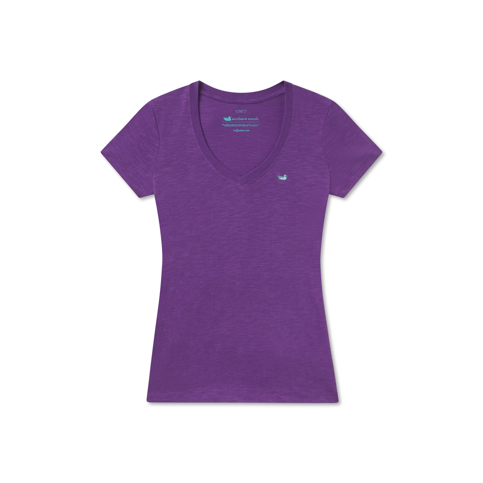 Caroline V-Neck Tee - Slub