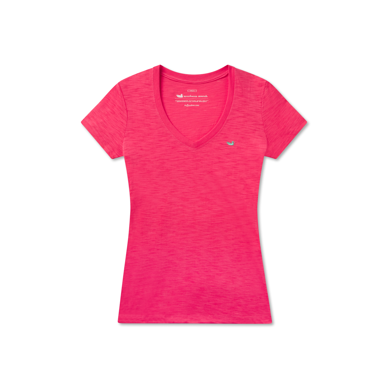 Caroline V-Neck Tee - Slub
