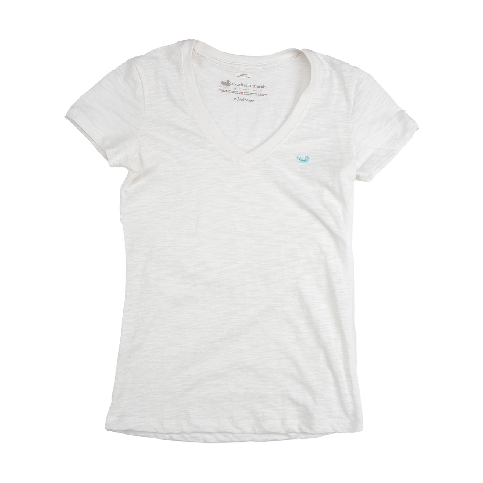 Caroline V-Neck Tee - Slub