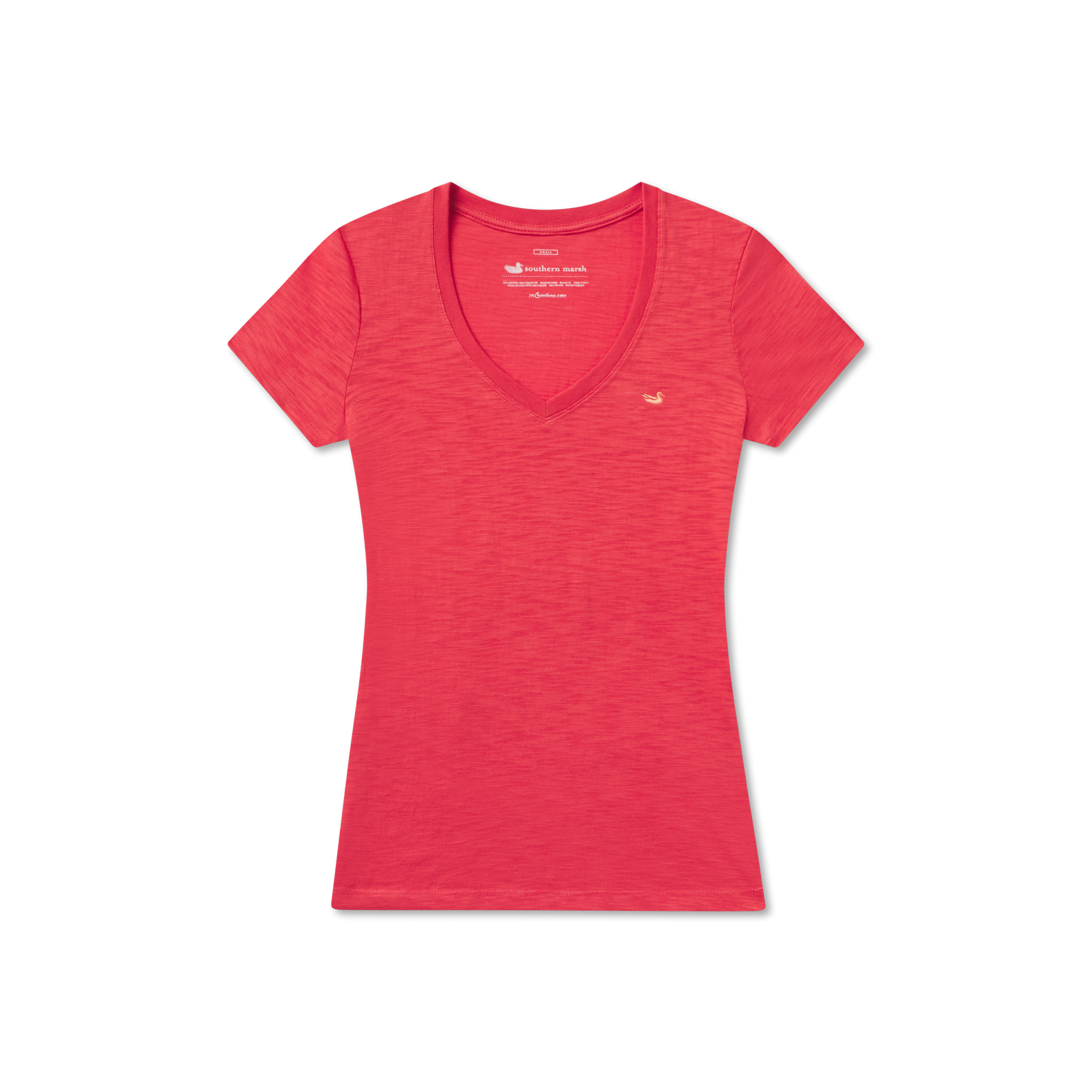 Caroline V-Neck Tee - Slub