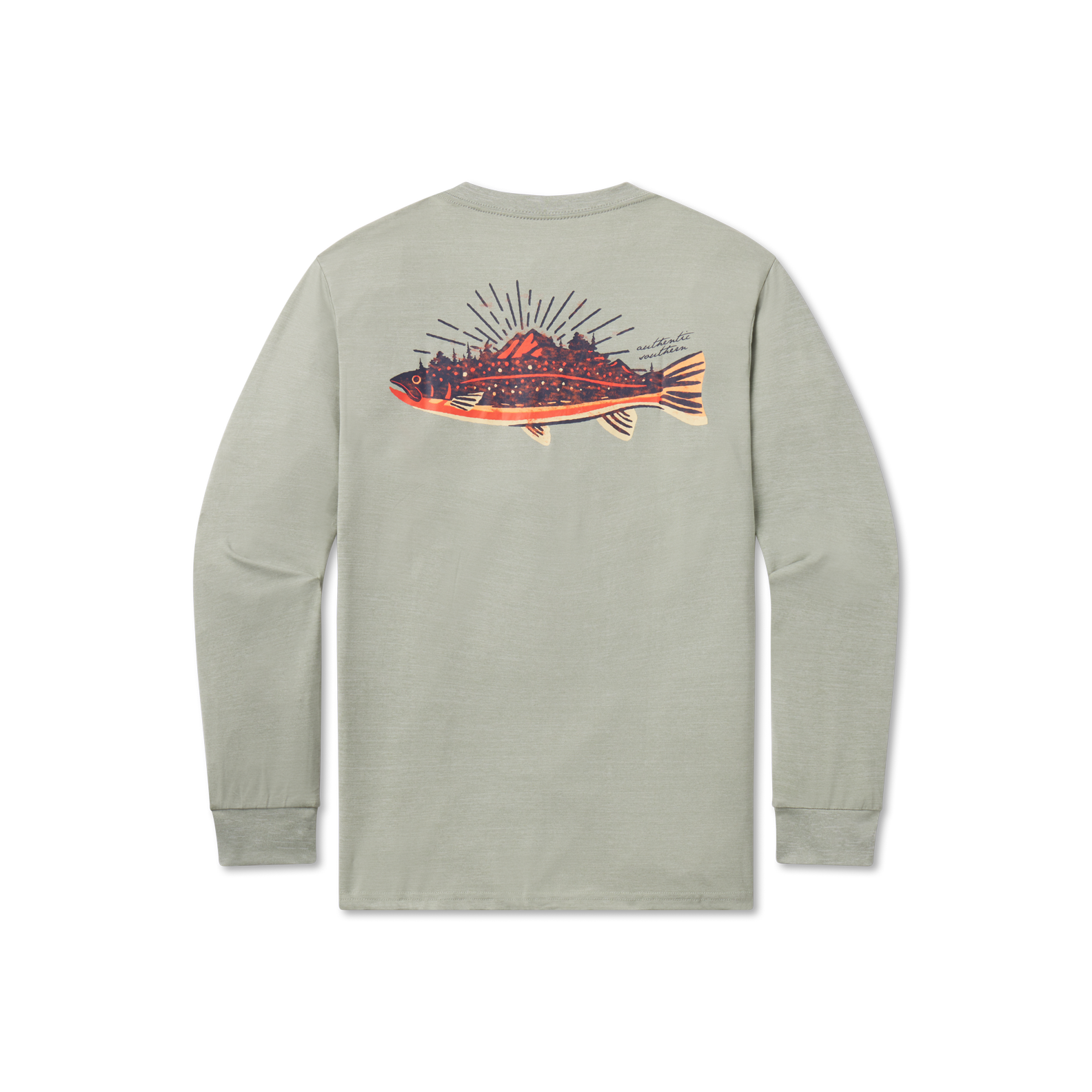 FieldTec™ Heathered Performance Tee - Speckled Sunset - Long Sleeve