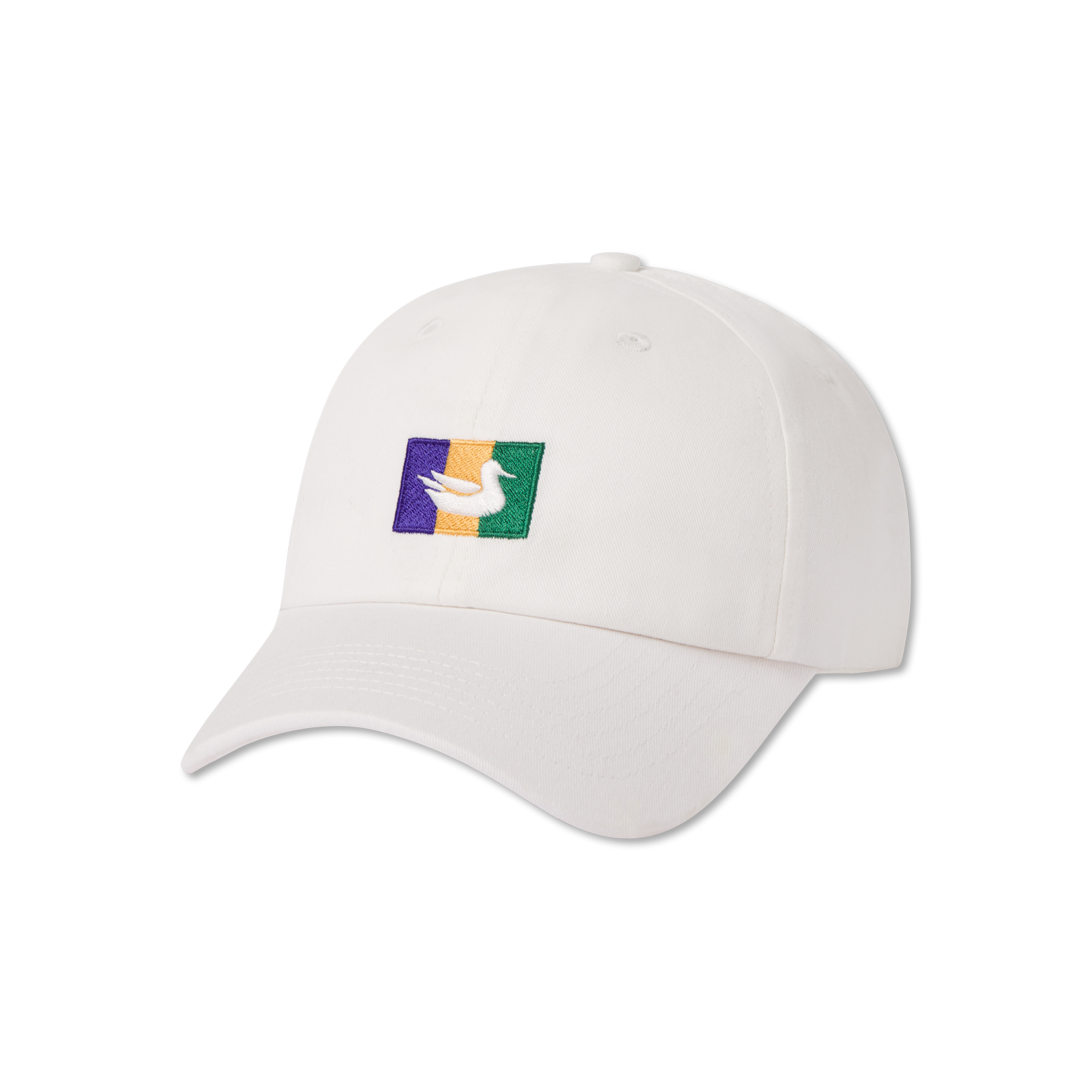 Mardi Gras Flag Snapback Hat