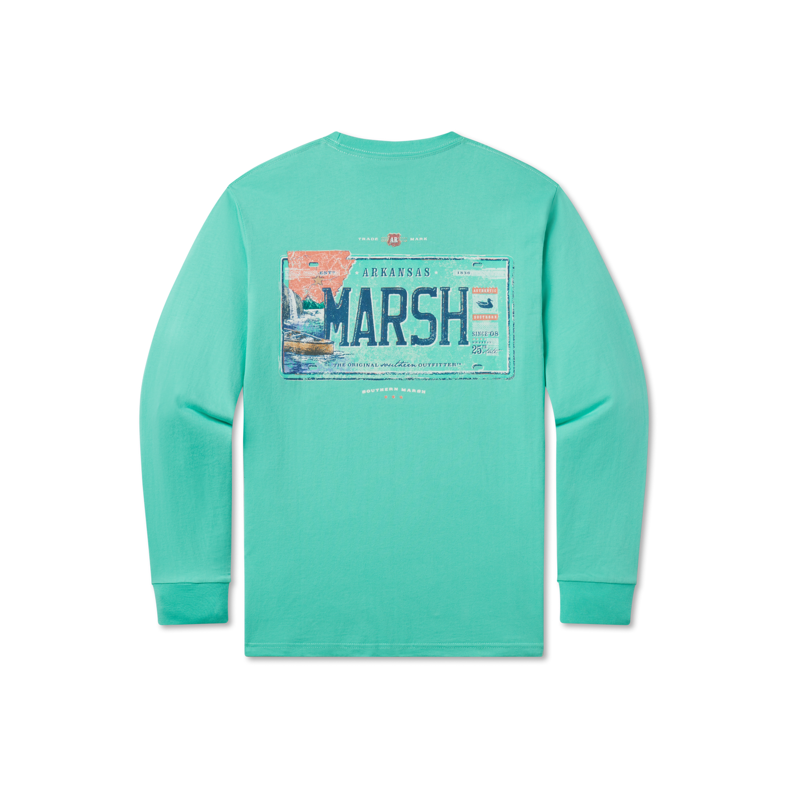 Backroads Collection Tee - Arkansas - Long Sleeve