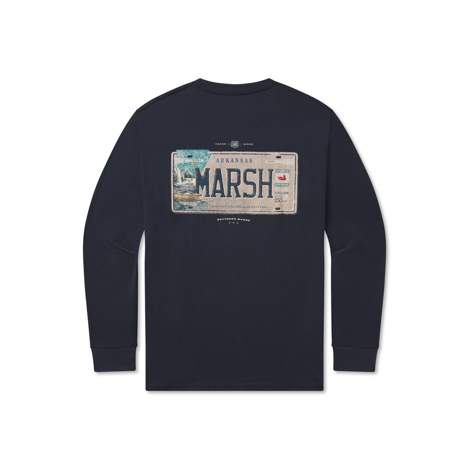 Backroads Collection Tee - Arkansas - Long Sleeve