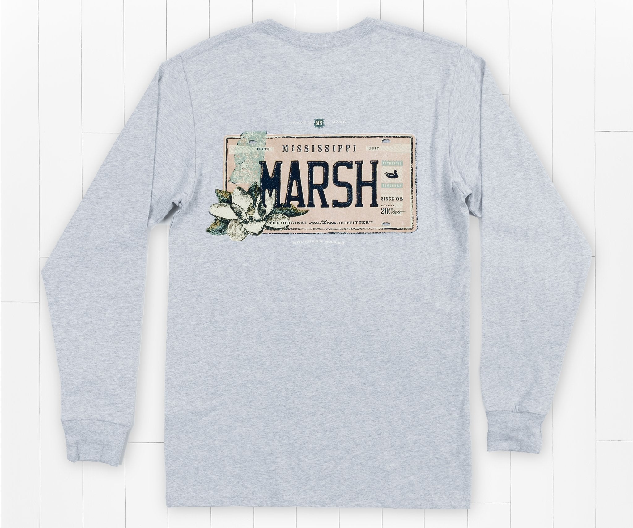 Backroads Collection Tee - Mississippi - Long Sleeve