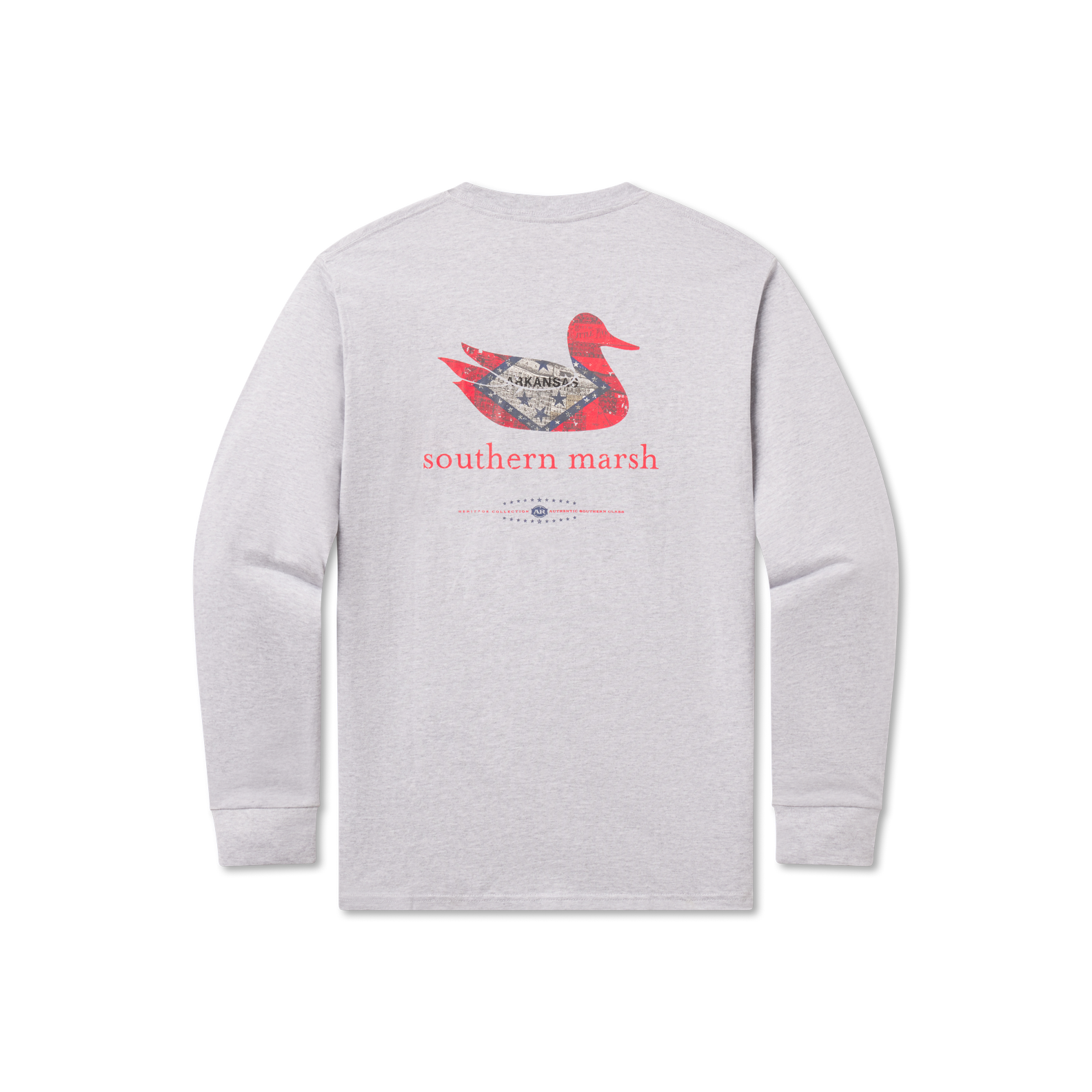 Authentic Heritage Tee - Arkansas - Long Sleeve