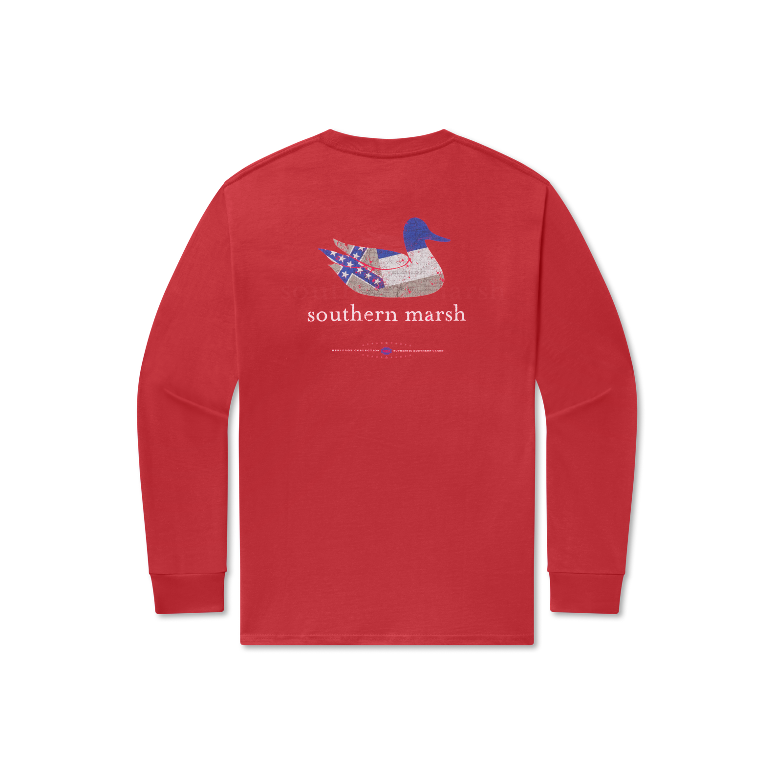 Authentic Heritage Tee - Mississippi State Flag - Long Sleeve