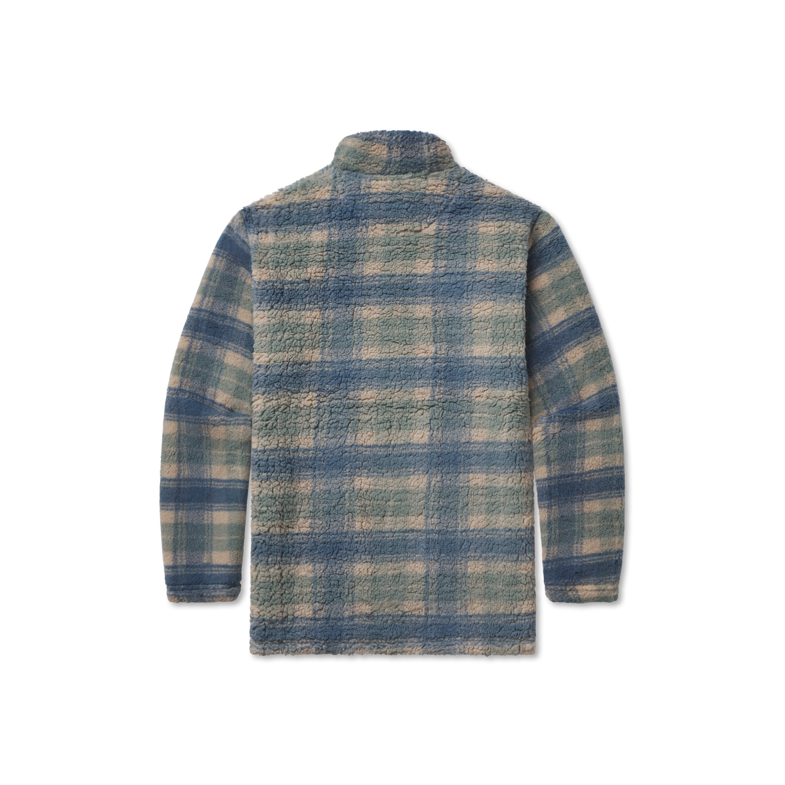 Andover Plaid Sherpa Pullover