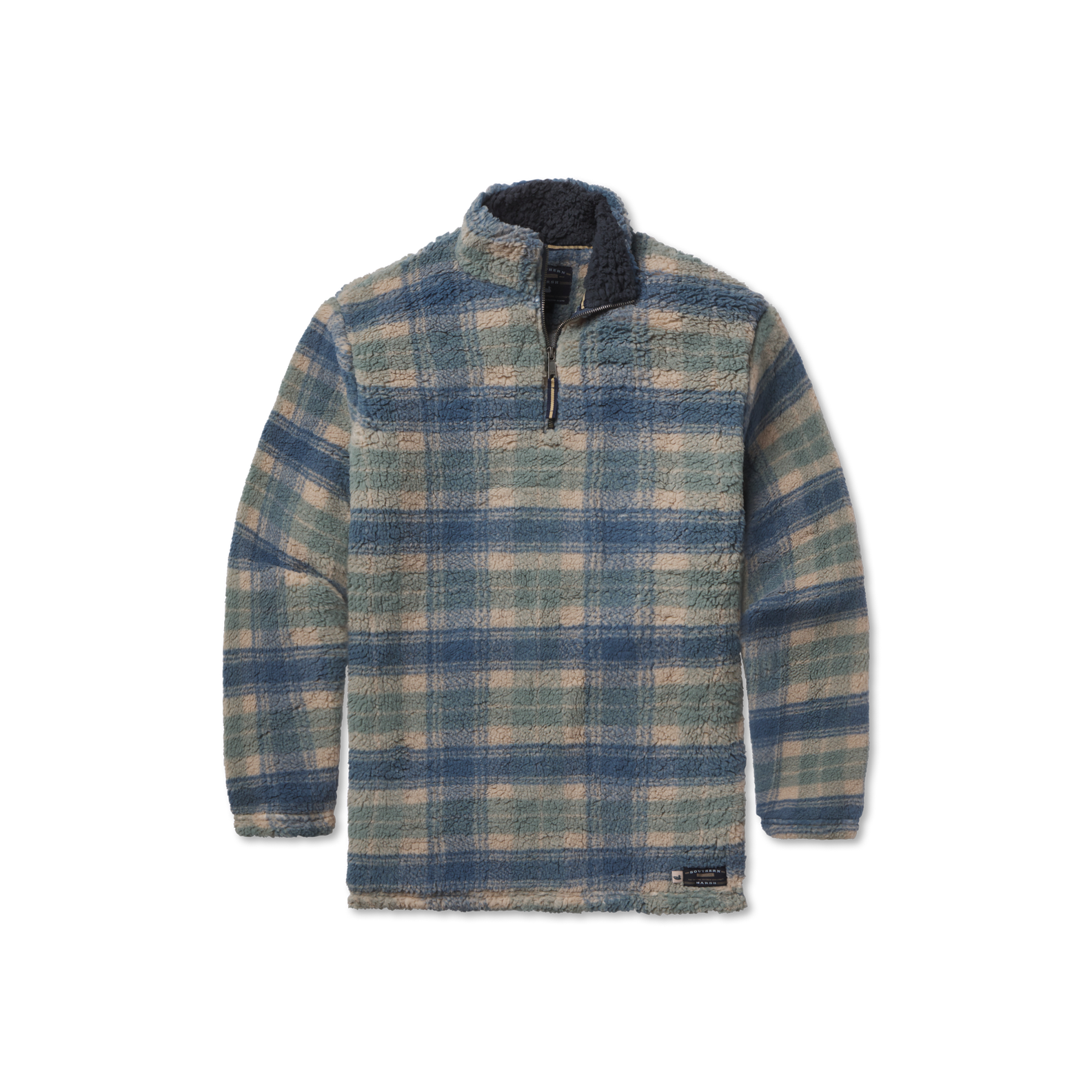 Andover Plaid Sherpa Pullover