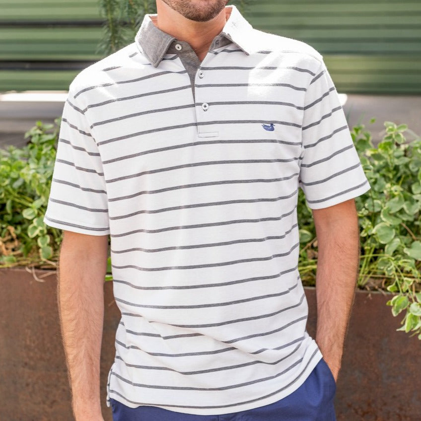 Marina Bay Stripe Polo