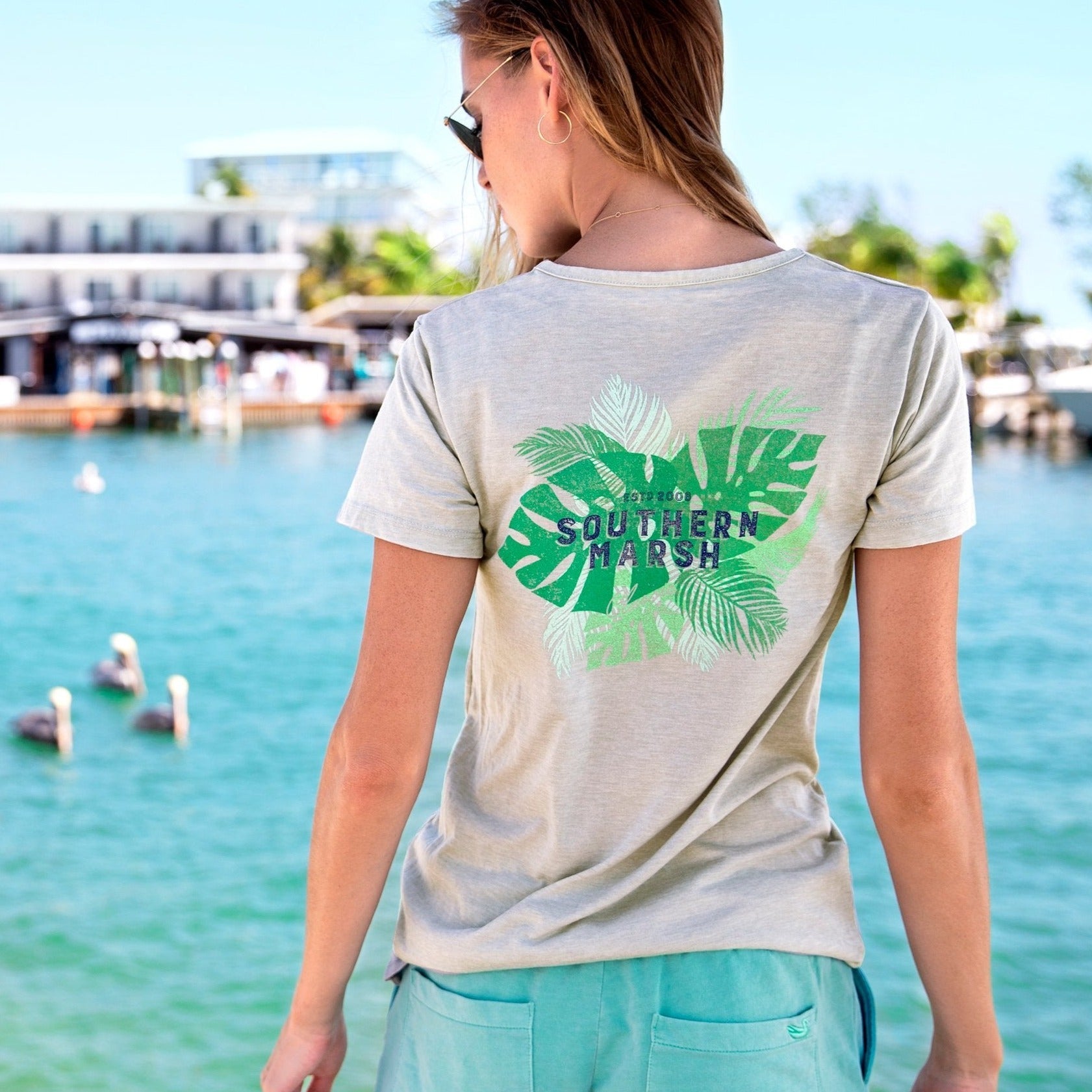 SEAWASH™ Tropical Crewneck Tee