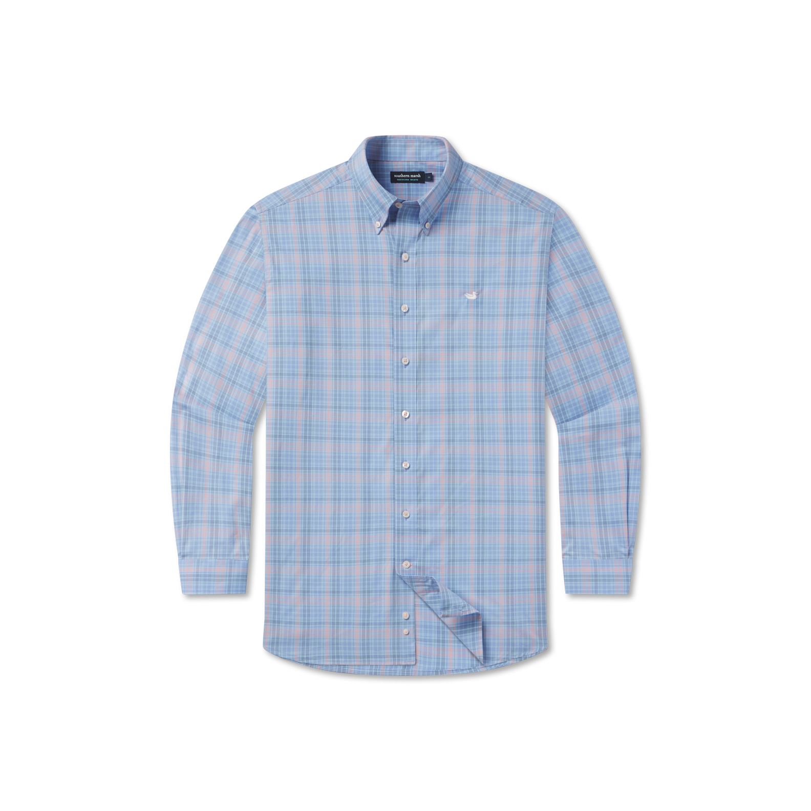 Aiken Windowpane Wrinkle Free Dress Shirt