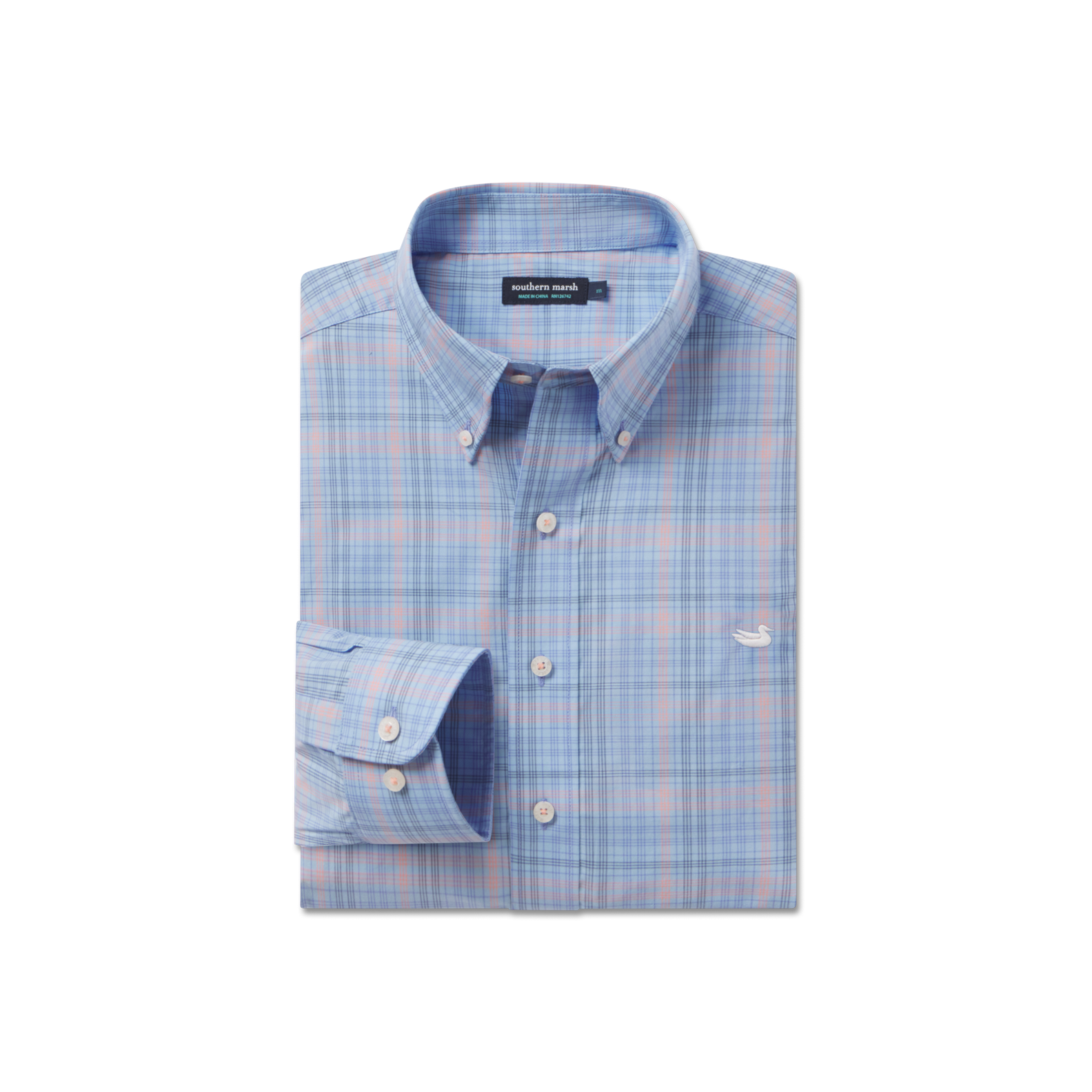 Aiken Windowpane Wrinkle Free Dress Shirt